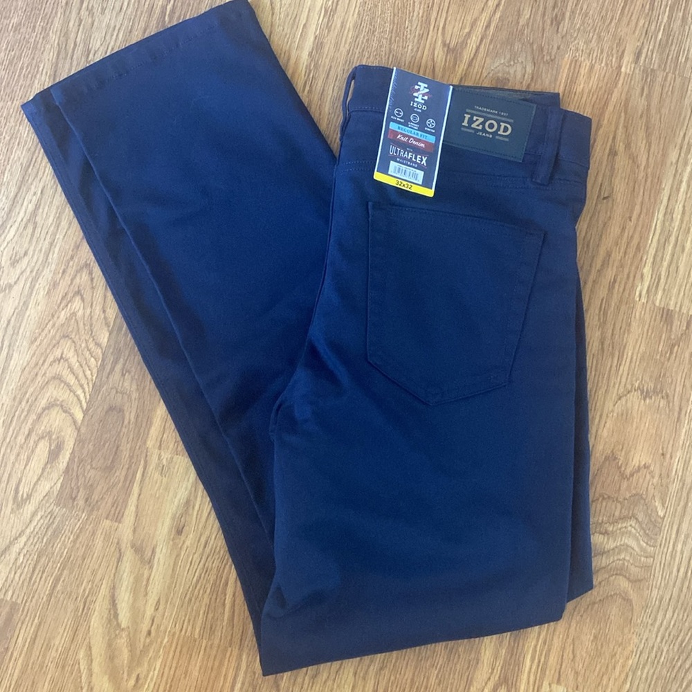 IZOD New! Men’s Jeans regular fit 32 x 32 comfort stretch straight leg